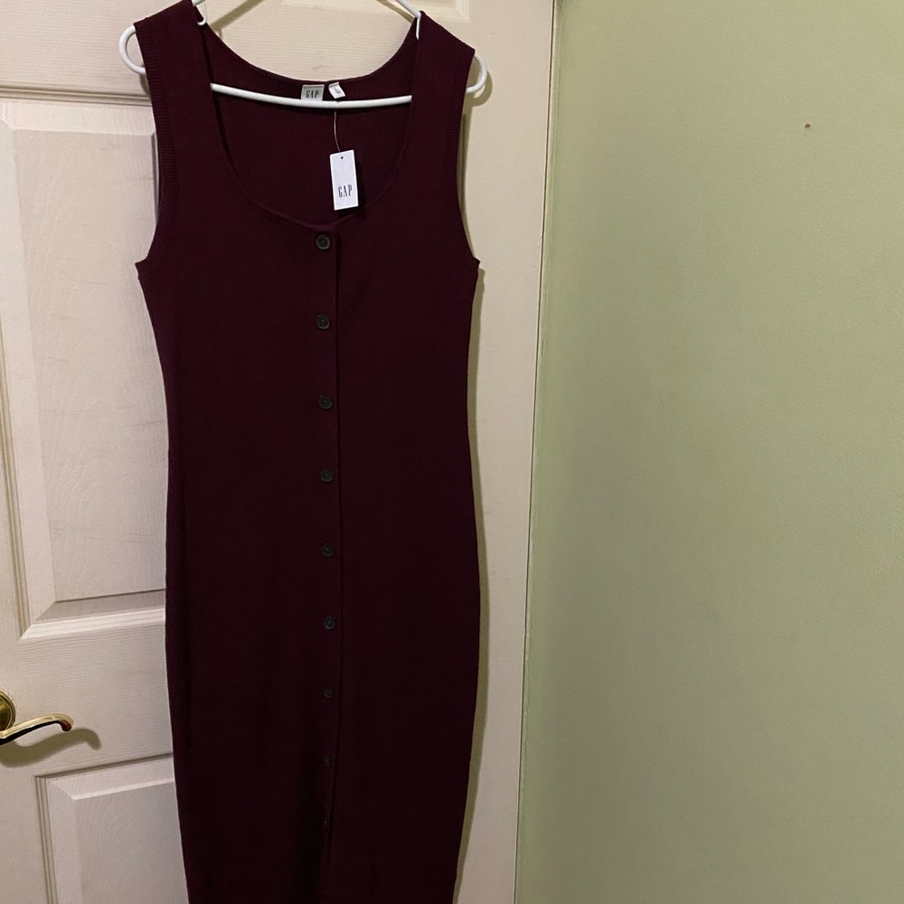 Burgundy Knit Bodycon Dress by Gap